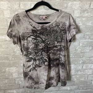 Women’s tee with rhinestones
